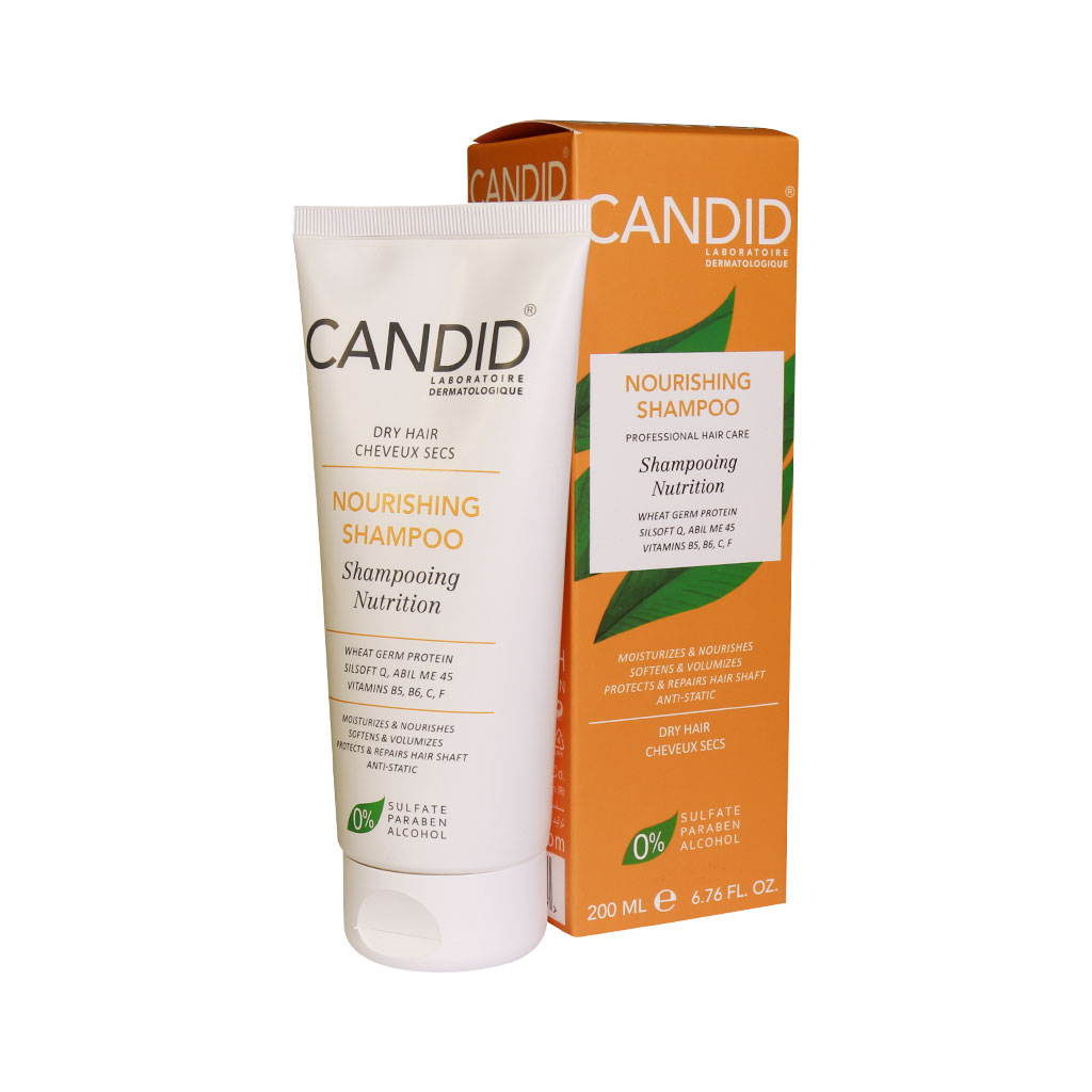 شامپو ویتامینه مو خشک کاندید NOURISHING SHAMPOO CANDID