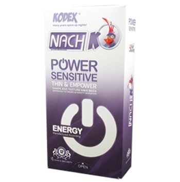 کاندوم انرژی پاور کودکس POWER SENSITIVE CONDOM KODEX