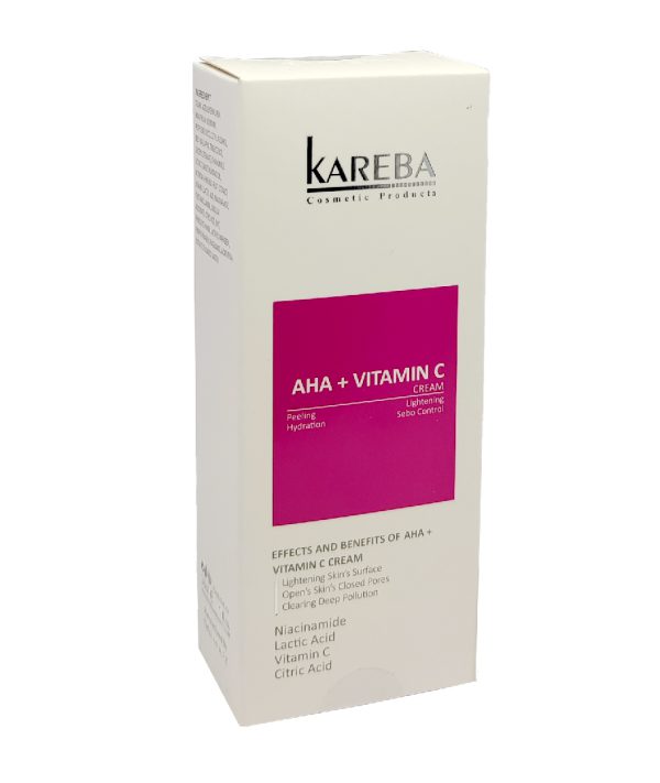 کرم AHA و ویتامین C کاربا  KAREBA AHA AND VITAMIN C FACE CREAM