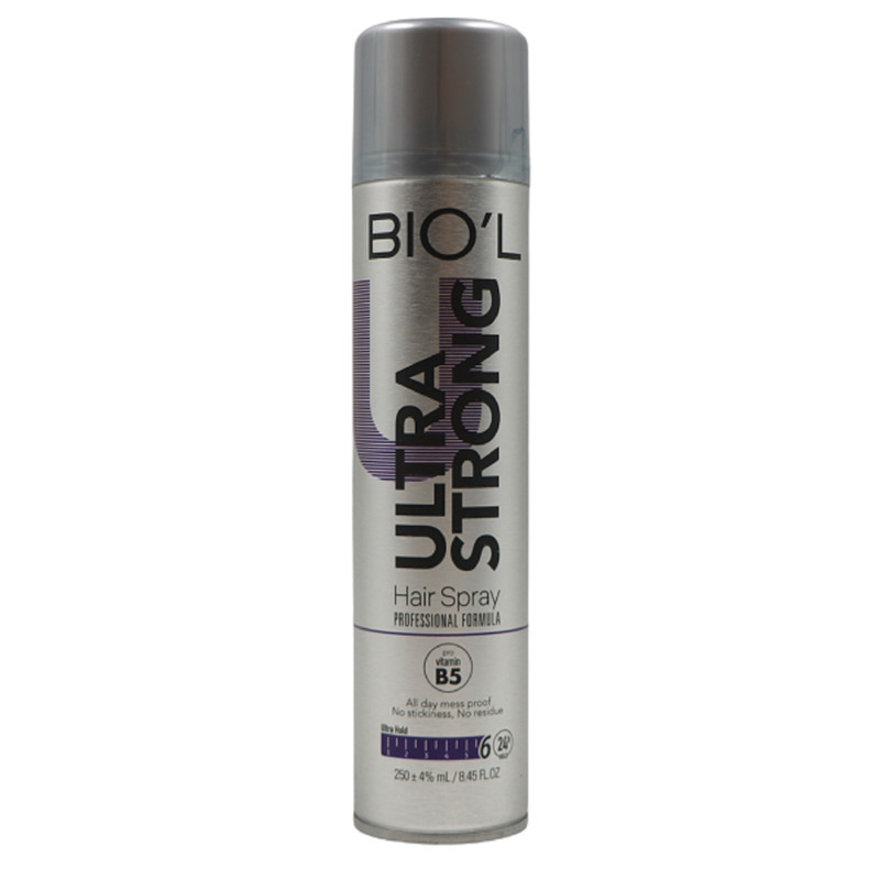 اسپری حالت دهنده مو مدل Ultra Strong بیول BIOL ULTRA STRONG HAIR SPRAY