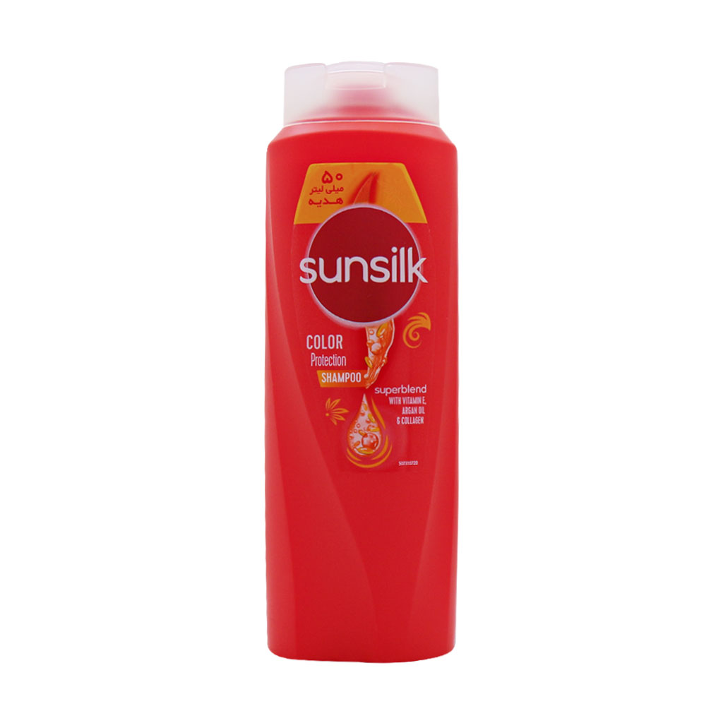 شامپو موهای رنگ شده سان سیلک 600 میل SUNSILK VIBRANT COLOUR PROTECTION SHAMPOO